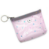 Snaps coin purse Storage bag fit 18mm snap button jewelry