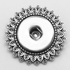 1 snaps button interchange brooch plating Antique sliver snaps jewelry