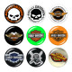 20MM Harley Motors car Print glass snaps buttons