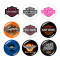 20MM Harley Motors car Print glass snaps buttons