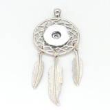 dreamcatcher snap button Pendant  fit 20MM snaps style jewelry