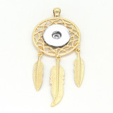 dreamcatcher snap button Pendant  fit 20MM snaps style jewelry