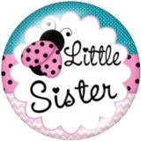 20MM sisters glass snaps buttons