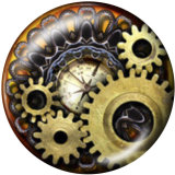 20MM Clock glass snaps buttons