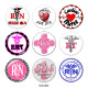 20MM nurse glass snaps buttons