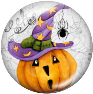 20MM Halloween glass snaps buttons