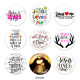 20MM family Print glass snaps buttons