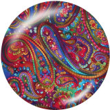 20MM Pattern  Print glass snaps buttons