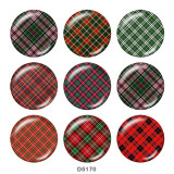 20MM  Pattern  Print glass snaps buttons