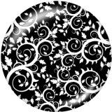 20MM  Pattern   Print glass snaps buttons