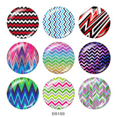 20MM  Pattern  Print glass snaps buttons