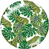 20MM  Botany   Print  glass snaps buttons Beach Ocean