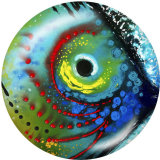 20MM  Ocean World  Print  glass snaps buttons Beach Ocean