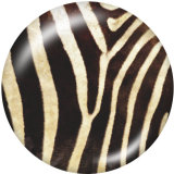 20MM  Leopard pattern  Print  glass snaps buttons