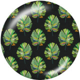 20MM  Botany   Print  glass snaps buttons Beach Ocean