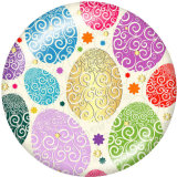 20MM  Pattern  Print  glass snaps buttons LOVE