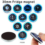 10pcs/lot glass picture printing products of various sizes  Fridge magnet cabochon