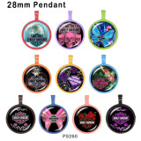 10pcs/lot motorcycle Car  glass picture printing products of various sizes  Fridge magnet cabochon