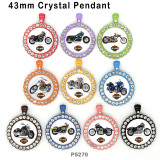 10pcs/lot motorcycle Car  glass picture printing products of various sizes  Fridge magnet cabochon