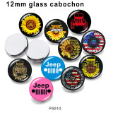 10pcs/lot Car glass picture printing products of various sizes  Fridge magnet cabochon