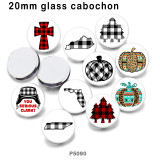 10pcs/lot festival  glass picture printing products of various sizes  Fridge magnet cabochon