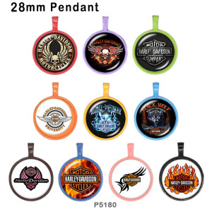 10pcs/lot motorcycle  glass picture printing products of various sizes  Fridge magnet cabochon