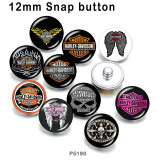 10pcs/lot motorcycle Car   glass picture printing products of various sizes  Fridge magnet cabochon