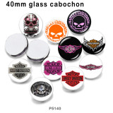 10pcs/lot motorcycle Car   glass picture printing products of various sizes  Fridge magnet cabochon