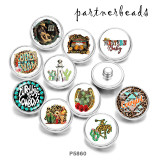 20MM  Rodeo MOM  Print   glass  snaps buttons
