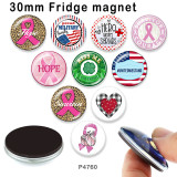 10pcs/lot faith glass picture printing products of various sizes  Fridge magnet cabochon