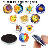 10pcs/lot sun glass picture printing products of various sizes  Fridge magnet cabochon