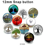 10pcs/lot life Tree glass picture printing products of various sizes  Fridge magnet cabochon