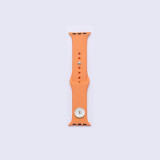 38/40MM Applicable to the full range of Apple iwatch straps available TPU solid color monochromatic silicone watch wristband iwatch strap fit 18mm chunks