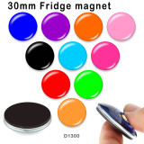 10pcs/lot colourful glass picture printing products of various sizes  Fridge magnet cabochon