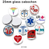 10pcs/lot nurse glass picture printing products of various sizes  Fridge magnet cabochon