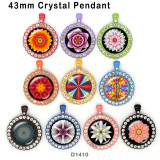 10pcs/lot Pattern glass picture printing products of various sizes  Fridge magnet cabochon