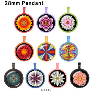 10pcs/lot Pattern glass picture printing products of various sizes  Fridge magnet cabochon