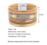 Bohemian Multilayer Bracelet, Chain, Diamond, Crystal, Accessories, Leather Bracelet