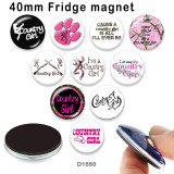 10pcs/lot Country girl glass picture printing products of various sizes  Fridge magnet cabochon