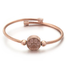 Stainless steel cat claw bracelet adjustable ladies bracelet
