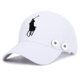 Golf baseball cap polo men's and women's sun hat fit 18mm snap button beige snap button jewelry