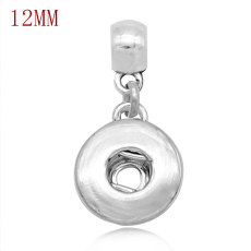 1 buttons 12MM snap silver Pendant fit snaps jewelry