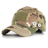 Camouflage army outdoor python pattern baseball cap summer sunscreen fit 18mm snap button beige snap button jewelry