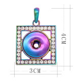 Colorful alloy Pendant fit 20MM snaps style jewelry