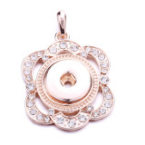 love snap rose gold  Pendant  fit 20MM snaps style jewelry