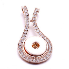 love snap rose gold  Pendant  fit 20MM snaps style jewelry