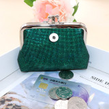 Snaps coin purse Storage bag fit 18mm snap button jewelry