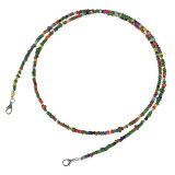 Rice bead glasses chain lanyard colorful beaded mask lanyard non-slip glasses rope halter