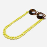 Fashion Acrylic Glasses Chain Tortoiseshell Amber 13 Color Two-tone Glasses Chain Anti-lost Thick Mirror Rope
