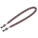 Glasses chain (thick colorful rope) presbyopic glasses ethnic style color rope retro children's glasses lanyard anti-lost